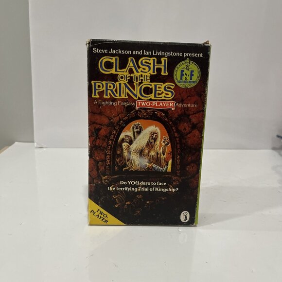 Clash Of The Princes Box Set Fighting Fantasy Game Book Livingstone G+ 1st Ed - Picture 1 of 6